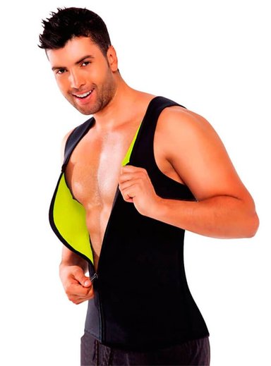 CHALECO HOMBRE MEGIM NEGRO CON CIERRE TÉRMICO NEOPRENO PREMIUM TALLA S