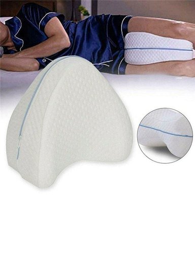 ALMOHADA MEGIM BLANCO COJÍN VISCOELÁSTICA LAS PIERNAS Y RODILLAS