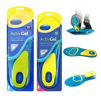 PLANTILLAS MEGIM ACTIVGEL DE GEL PARA DESCANSO PARA HOMBRE - 3