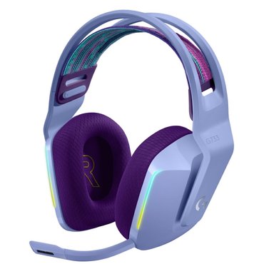 AUDÍFONOS GAMER LOGITECH G MICRÓFONO 733 LIGHTSPEED LAVANDA BLUETOOTH - 1