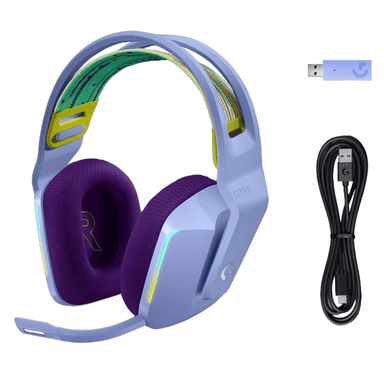 AUDÍFONOS GAMER LOGITECH G MICRÓFONO 733 LIGHTSPEED LAVANDA BLUETOOTH - 2