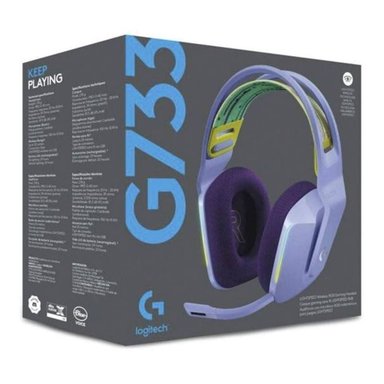 AUDÍFONOS GAMER LOGITECH G MICRÓFONO 733 LIGHTSPEED LAVANDA BLUETOOTH - 6