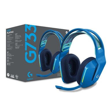 AUDÍFONOS GAMER LOGITECH G MICRÓFONO 733 LIGHTSPEED AZUL BLUETOOTH - 6