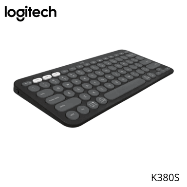 TECLADO BLUETOOTH INALÁMBRICO LOGITECH PEBBLE KEYS 2 K380S NEGRO - 1