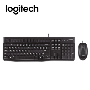 TECLADO LOGITECH Y MOUSE CON CABLE MK120 COMBO - 2