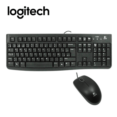 TECLADO LOGITECH Y MOUSE CON CABLE MK120 COMBO - 3
