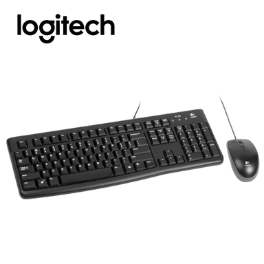 TECLADO LOGITECH Y MOUSE CON CABLE MK120 COMBO - 4