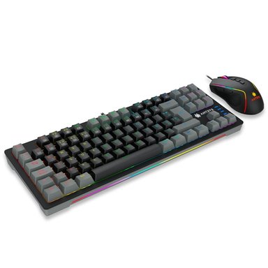 TECLADO ANTRYX MECÁNICO Y MOUSE GC-5500 NEGRO USB SWITH AZUL KIT - 3