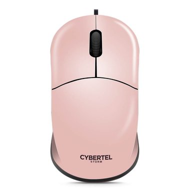 MOUSE ÓPTICO CYBERTEL STORM CYB M103 1000 DPI ROSADO - 1