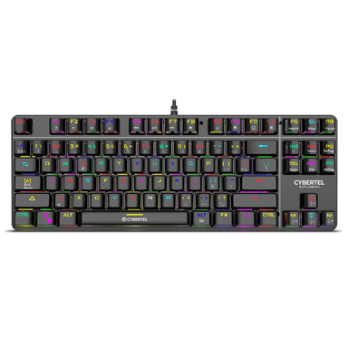 TECLADO GAMER CYBERTEL CBX GK1002 MECÁNICO EXPLORER USB NEGRO - 1