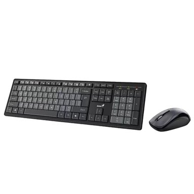 KIT TECLADO Y MOUSE GENIUS SMART KM-8200 AI COPILOT INALAMBRICO GRIS - 2