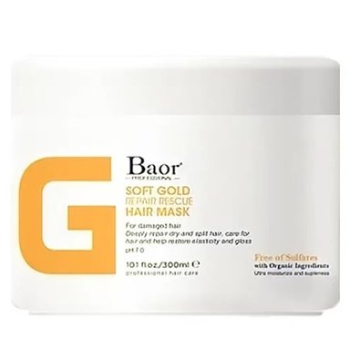 MASCARILLA BAOR PROFESSIONAL 300ML CAPILAR REPARADORA G SOFT GOLD - 1