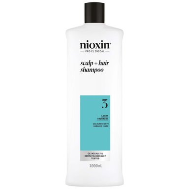 SHAMPOO 3 NIOXIN EMPHASENXS3007 1000ML DENSIFICADOR CABELLO TEÑIDO