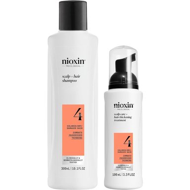 SHAMPOO NIOXIN EMPHASENXS4005 DENSIFICADOR + ESPUMA CAPILAR CABELLO TEÑIDO 4