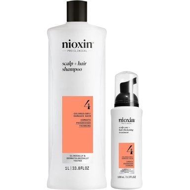SHAMPOO NIOXIN EMPHASENXS4010 1000ML DENSIFICADOR + ESPUMA CAPILAR CABELLO TEÑIDO 4