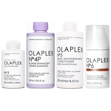 SET TRATAMIENTO CAPILAR OLAPLEX EMPHASEOLPX031 RUBIO N°3 + N°4P + N°5 + N°6