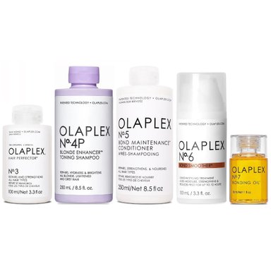 SET TRATAMIENTO CAPILAR OLAPLEX EMPHASEOLPX033 RUBIO N°3 + N°4P + N°5 + N°6 + N°7