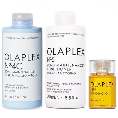 SHAMPOO OLAPLEX EMPHASEOLPX050 CLARIFICANTE + ACONDICIONADOR+ ACEITE N°4C + N°5 + N°7