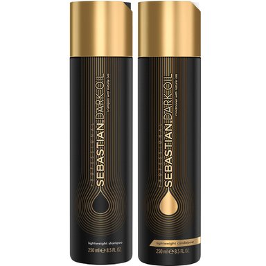 SHAMPOO SEBASTIAN EMPHASESEBDO008 250ML + ACONDICIONADOR 250ML DARK OIL