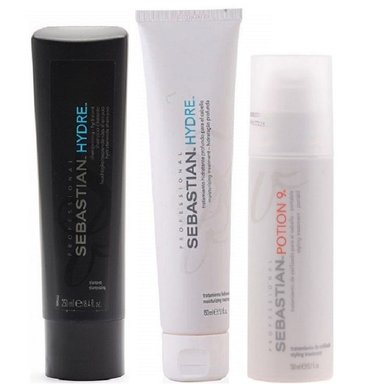 SHAMPOO SEBASTIAN EMPHASESEBHD021 250ML HIDRATANTE + MASCARILLA + CREMA POTION9 HYDRE