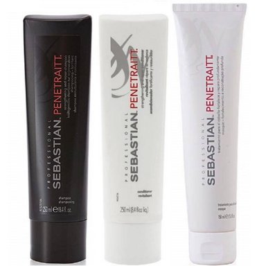 SHAMPOO SEBASTIAN EMPHASESEBPT009 250ML REPARADOR + CONDITIONER +MASCARILLA PENETRAITT