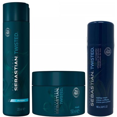 SHAMPOO SEBASTIAN EMPHASESEBTW027 250ML + MASCARILLA + CREMA TWISTED