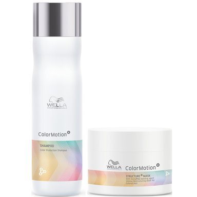 SHAMPOO WELLA PROFESSIONALS EMPHASEWPCM005 250ML CABELLO TEÑIDO + MASCARILLA WELLA COLOR MOTION