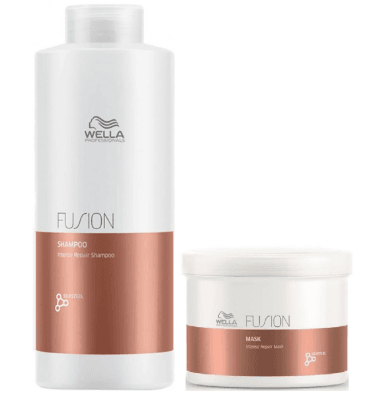 SHAMPOO WELLA PROFESSIONALS EMPHASEWPFS011 REPARADOR 1000ML + MASCARILLA 500ML WELLA FUSION