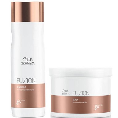 SHAMPOO WELLA PROFESSIONALS EMPHASEWPFS013 REPARADOR 250ML + MASCARILLA 500ML WELLA FUSION