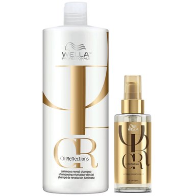 SHAMPOO WELLA PROFESSIONALS EMPHASEWPOR016 1000ML + ACEITE 100ML WELLA OIL REFLECTIONS