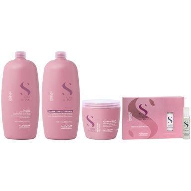 SHAMPOO ALFAPARF MILANO EMPHASEASDLN035 1000ML+ ACONDICIONADOR+ MASCARILLA+ AMPOLLAS MOISTURE