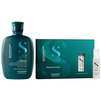 SHAMPOO ALFAPARF MILANO EMPHASEASDLR010 250ML REPARADOR + AMPOLLAS LOTION RECONSTRUCTION