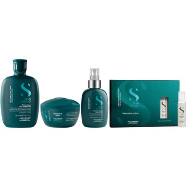 SHAMPOO ALFAPARF MILANO EMPHASEASDLR017 250ML + MASCARILLA + SPRAY + LOTION RECONSTRUCTION