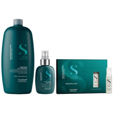 SHAMPOO SIN SAL ALFAPARF MILANO EMPHASEASDLR027 1000ML + SPRA + AMPOLLA LOTION RECONSTRUCTION