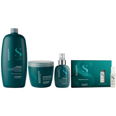 SHAMPOO ALFAPARF MILANO EMPHASEASDLR029 1000ML + MASCARILLA + SPRAY + LOTION RECONSTRUCTION