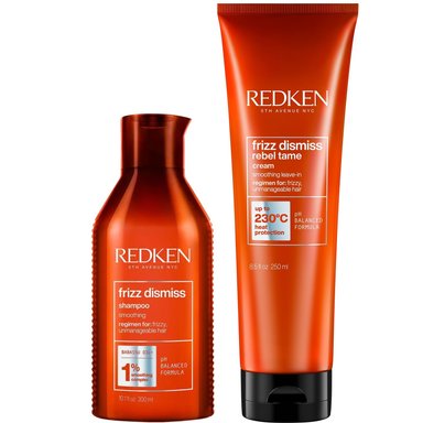 SHAMPOO REDKEN EMPHASERDKFD011 300ML + CREMA CON PROTECCIÓN TÉRMICA FRIZZ DISMISS - 1