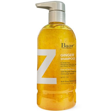 SHAMPOO BAOR PROFESSIONAL EMPHASEBZG001 500ML FORTALECEDOR SIN SULFATO BAOR Z GINGER - 1
