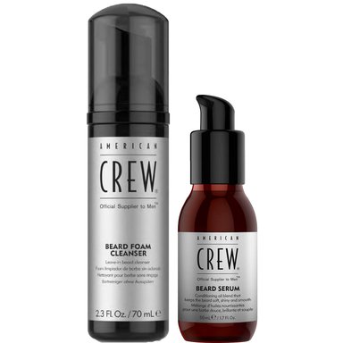 ESPUMA AMERICAN CREW LIMPIEZA BEARD FOAM + ACEITE BARBA MEN - 1