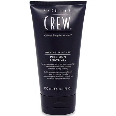 GEL PARA AFEITAR SIN ESPUMA PRECISION SHAVE GEL AMERICAN CREW MEN 150ML - 1