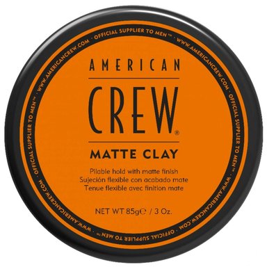 CERA AMERICAN CREW 85G MATTE CLAY ARCILLA MATE FIJACIÓN MEDIA-ALTA MEN - 1