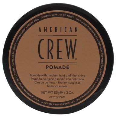 CERA AMERICAN CREW 85G POMADE POMADA FIJACIÓN MEDIA Y BRILLO ALTO MEN - 1