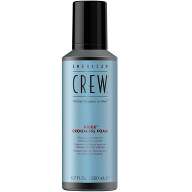 ESPUMA AMERICAN CREW 200ML PEINADO MOUSSE VOLUMEN FIBER GROOMING FOAM MEN - 1