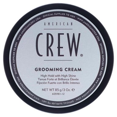 CERA AMERICAN CREW 85G GROOMING CREAM CREMA FIJACIÓN ALTA Y BRILLO ALTO MEN - 1