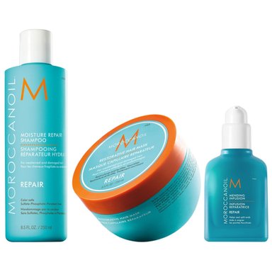 SHAMPOO MOROCCANOIL 250ML REPARADOR + MASCARILLA + INFUSIÓN REPAIR - 1