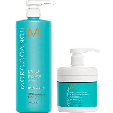 SHAMPOO MOROCCANOIL 1000ML HIDRATANTE + MASCARILLA INTENSA HYDRATION - 1