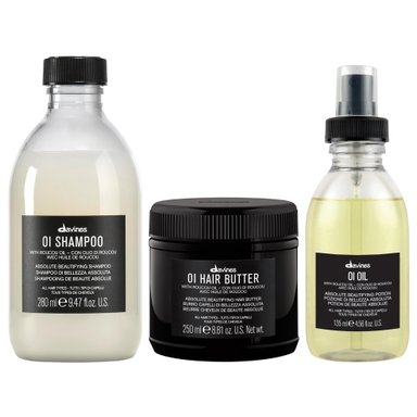 SHAMPOO ANTIOXIDANTE 280ML + HAIR BUTTER + OIL 135ML DAVINES OI - 1
