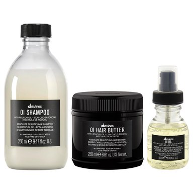 SHAMPOO ANTIOXIDANTE 280ML + HAIR BUTTER + OIL 50ML DAVINES OI - 1
