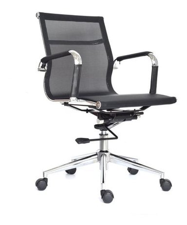 SILLA DE ESCRITORIO BONNO APOLO NEGRO