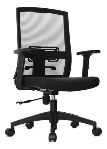 SILLA ERGONOMICA BONNO DE ESCRITORIO MONK SYNCHRO NEGRO