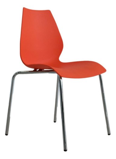 SILLA DE DISEÑO BRENDA ROJO BONNO